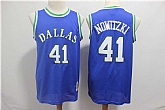 Mavericks 41 Dirk Nowitzki Blue 1998 99 Hardwood Classics Jersey,baseball caps,new era cap wholesale,wholesale hats